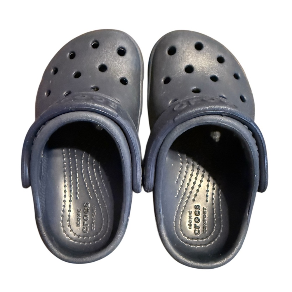 Crocs Kids Blue Clogs - Picture 5 of 7